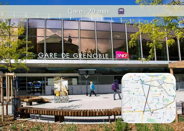 L'olivier - Moderne Et Chaleureux - Tram Et Parc Appartement Grenoble