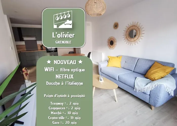 L'olivier - Moderne Et Chaleureux - Tram Et Parc